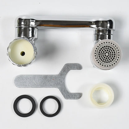 Splash Faucet Filter Faucet 1080 Rotating Faucet Sprayer Head Double O-ring Design Movable Tap Water Saving Sink Aerator Extender For Bathroom Kitchen