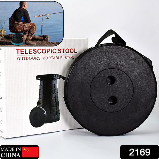 Foldable Retractable Height Adjusting Stool Space Saving Telescopic Stool For Fishing Hiking Stool For Adults And Kids.