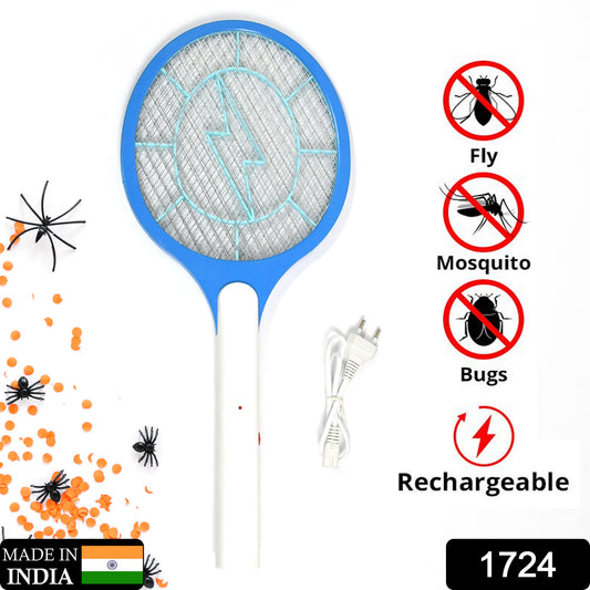 Mosquito Killer Racket Rechargeable Handheld Electric Fly Swatter Mosquito Killer Racket Bat Electric Insect Killer (Quality Assured)