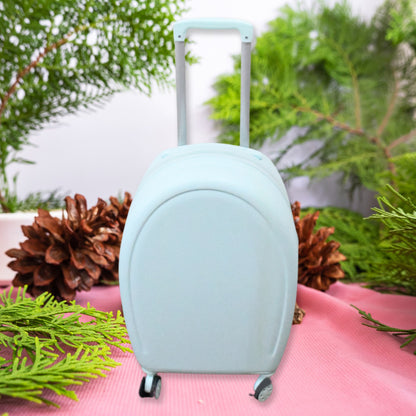 Suitcase For Kids Girls Green Small Cabin Hard Cover Holiday Carry On Trolley With Extendable Handle Childrens Luggage Trolley Rolling Luggage For Toddlers Men Woman (Mix Color)