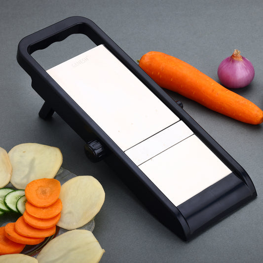 Premium Multipurpose Potato onion Slicer And Grater Potato Slicer For Chips Vegetable Slicer Machine Chips Cutter Potato Slicer For Chips Onion Slicer (Adjustable Slicer)