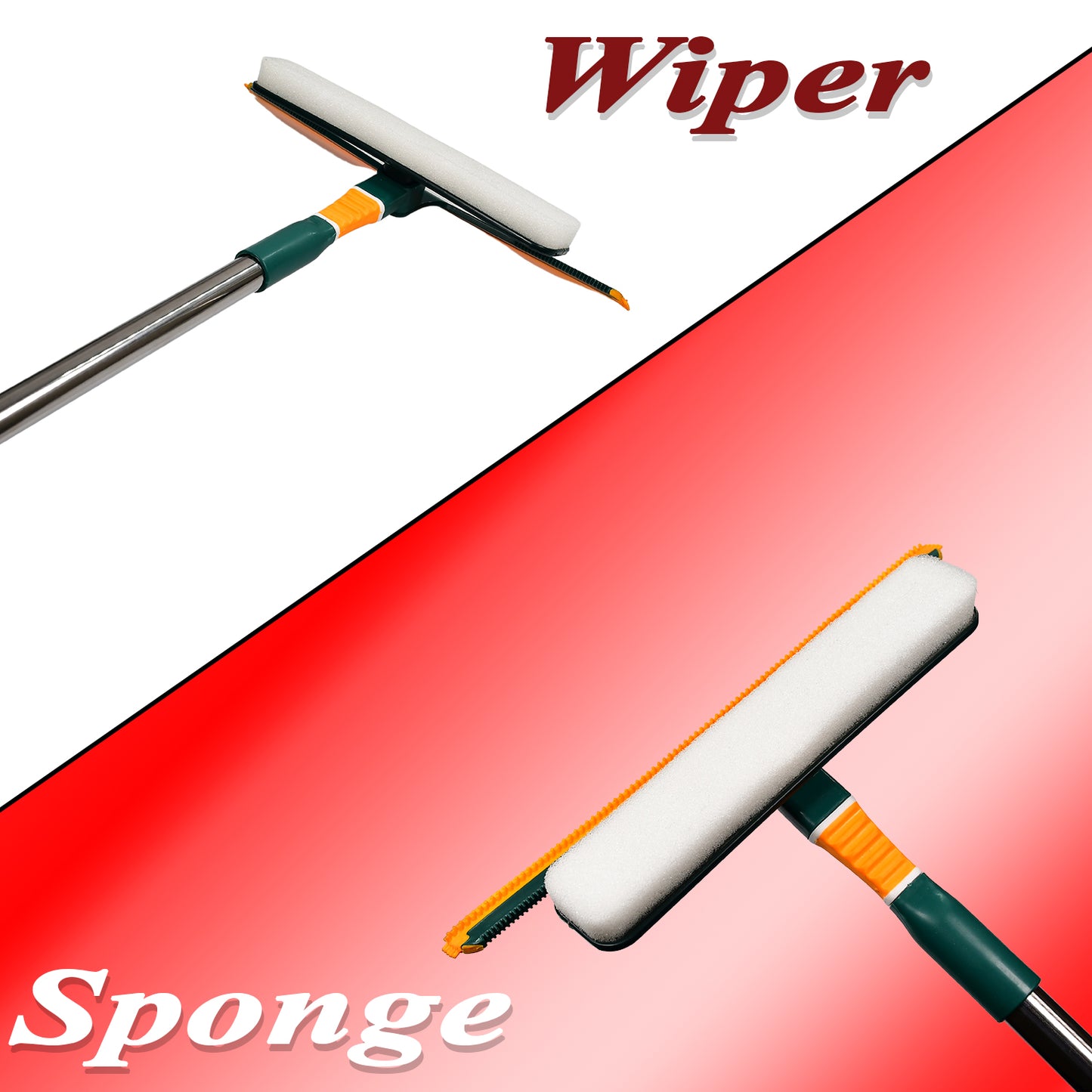 3 In 1 Glass Wiper Used In All Kinds Of Household And Official Places For Cleaning And Wiping Of Floors Glasses And Dust Etc.