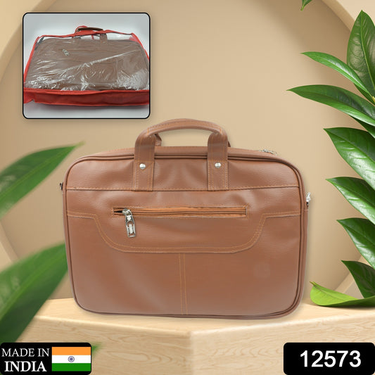 Multipurpose Bag Shoulder Side Bag Office Laptop Faux Leather Executive Formal Laptop  Macbook Messenger  Office  Travel  Business  Shoulder  Hand  Sling Bag For Men Women With Multiple Compartments