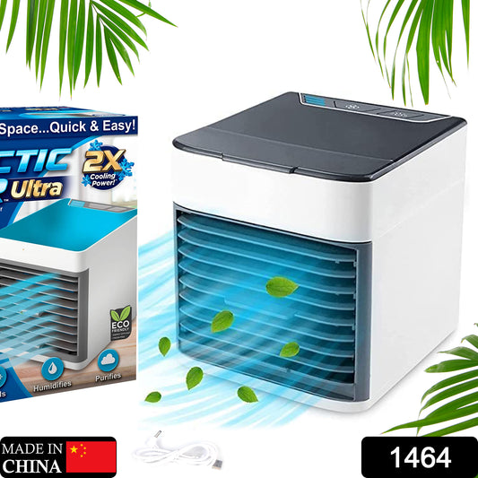 Mini Portable Air Cooler Personal Space Cooler Easy To Fill Water And Mood Led Light And Portable Air Conditioner Device Cool Any Space Like Home Office