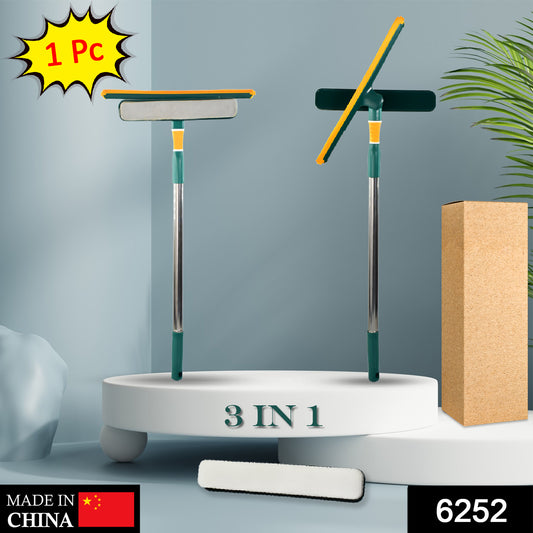 3 In 1 Glass Wiper Used In All Kinds Of Household And Official Places For Cleaning And Wiping Of Floors Glasses And Dust Etc.