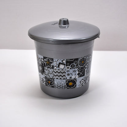 Large Capacity Plastic Bathroom Set Of 7 pieces (1pc Big Tub 1pc Bucket 1pc Dustbin 1pc Mug 1pc Soap Case 1pc Dustpan 1pc Stool)