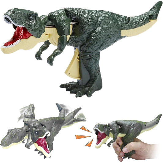 Dinosaur Roaring Toys Trigger Dinosaurs Toys With Dinosaur Sound Lighting Model Vibrating Headmoving (3 + Years  1 Pc)