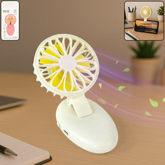 Mini Usb Handheld Fan Portable Rechargeable Mini Fan For Home Office Travel And Outdoor Use (1 Pc)