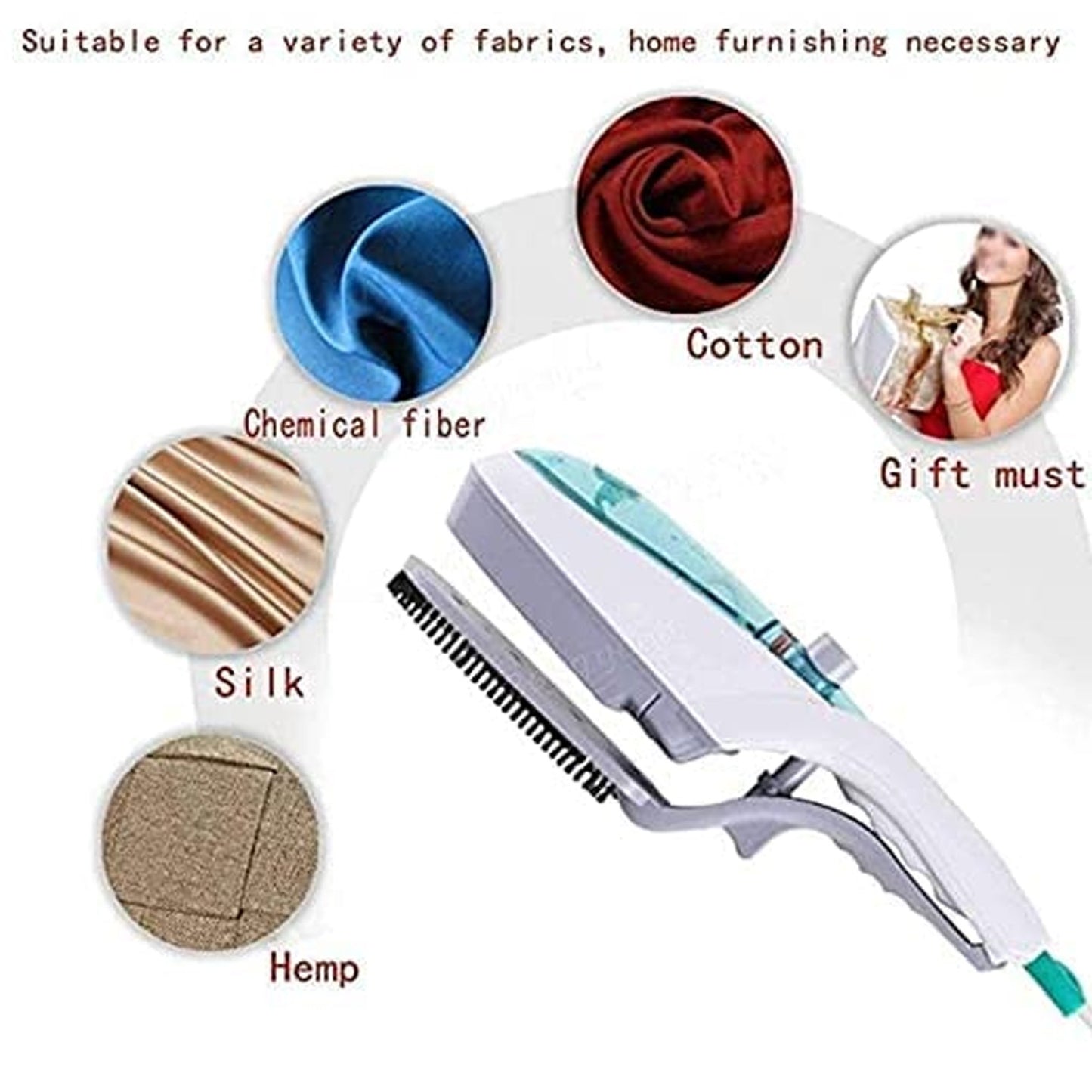 Portable Ironing Machine 1 Set Steam Iron Hand Held Crease Removal Portable Ironing Clothes Abs Brush Plush Toy Garment Steamer For Home Steam Iron For Clothes Travel Steamer