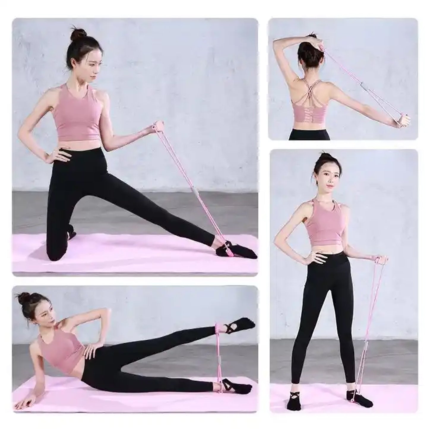 Sport Resistance Loop Band Yoga Bands Rubber Exercise Fitness Training Gym Strength Resistance Band Exercise Equipment Bands For Working Out (1 Pc)