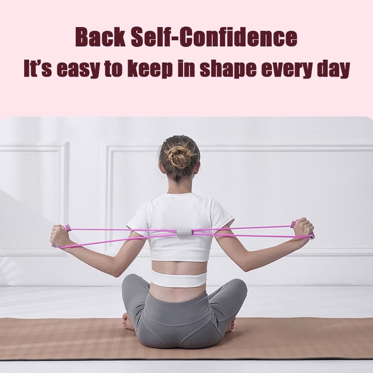 Sport Resistance Loop Band Yoga Bands Rubber Exercise Fitness Training Gym Strength Resistance Band Exercise Equipment Bands For Working Out (1 Pc)