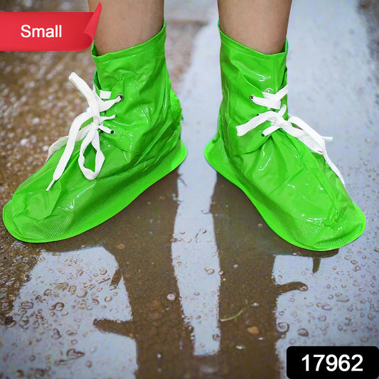 Plastic Shoes Cover Reusable Anti-slip Boots Zippered Overshoes Covers  Shoe Laces Waterproof Snow Rain Boots For Kids  Adult Shoes For Rainy Season (1 Pair)
