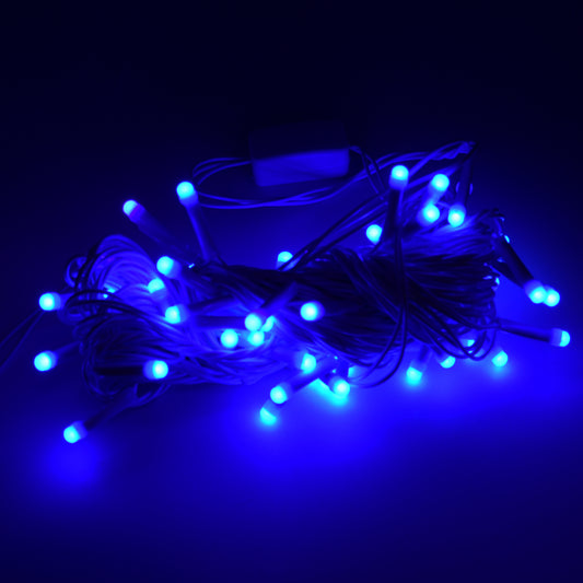 9mtr Home Decoration Diwali  Wedding Led Christmas String Light Indoor And Outdoor Light Festival Decoration Led String Light One Color Light ( 9 Mtr Blue Color)