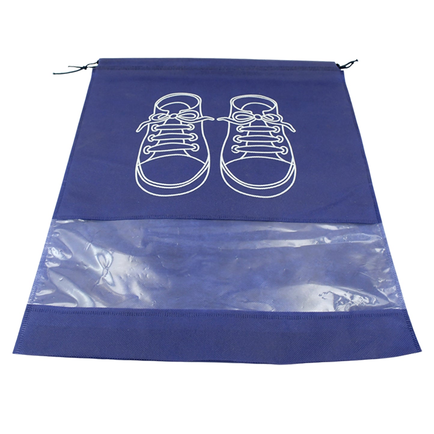 Beach Bag Shoes Storage Bag Closet Organizer Non-woven Travel Portable Bag Waterproof Pocket Clothing Classified Hanging Bag Shoe Bag Luggage Travel Portable Shoe Pouch Non Woven Transparent Window (1 Pc )