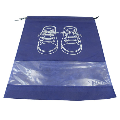 Beach Bag Shoes Storage Bag Closet Organizer Non-woven Travel Portable Bag Waterproof Pocket Clothing Classified Hanging Bag Shoe Bag Luggage Travel Portable Shoe Pouch Non Woven Transparent Window (1 Pc )