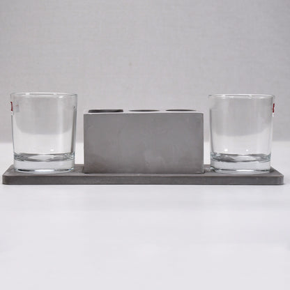 2wine  Glass  Marble Holder New  Attractive Design For Hotel  Cafes Use